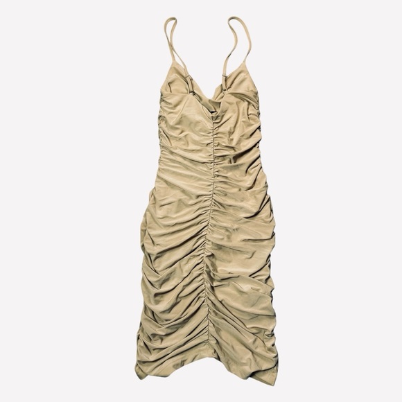 NWT New Rta Adriana Mini Sesame Beige Dress Size XL - Picture 4 of 11